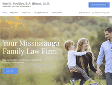 Tablet Screenshot of paulsteckley.com